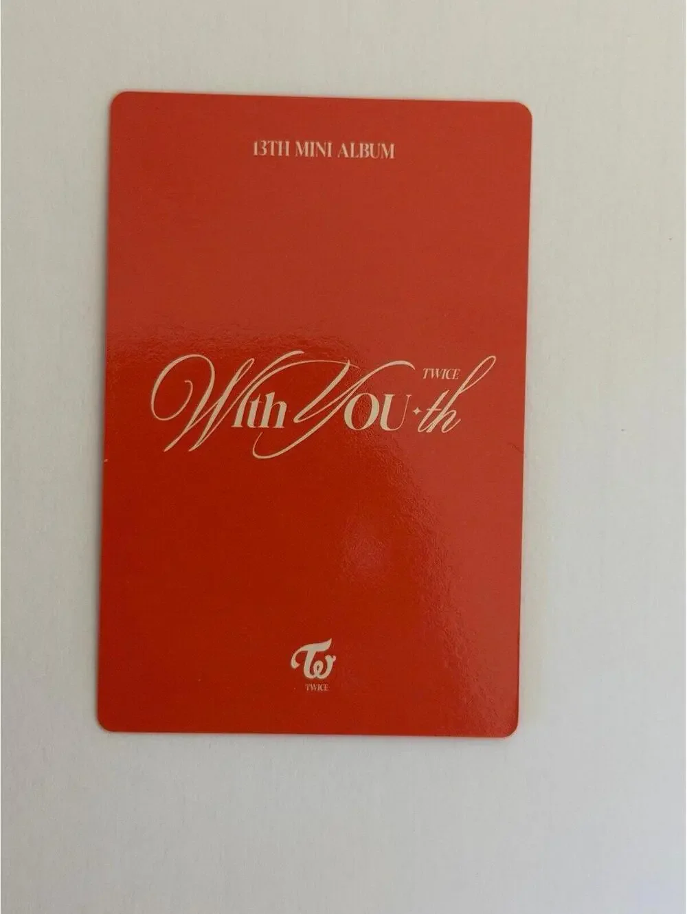 Twice Momo WITH YOU-TH Blast Version Pre Order Benefit (POB) Photocard